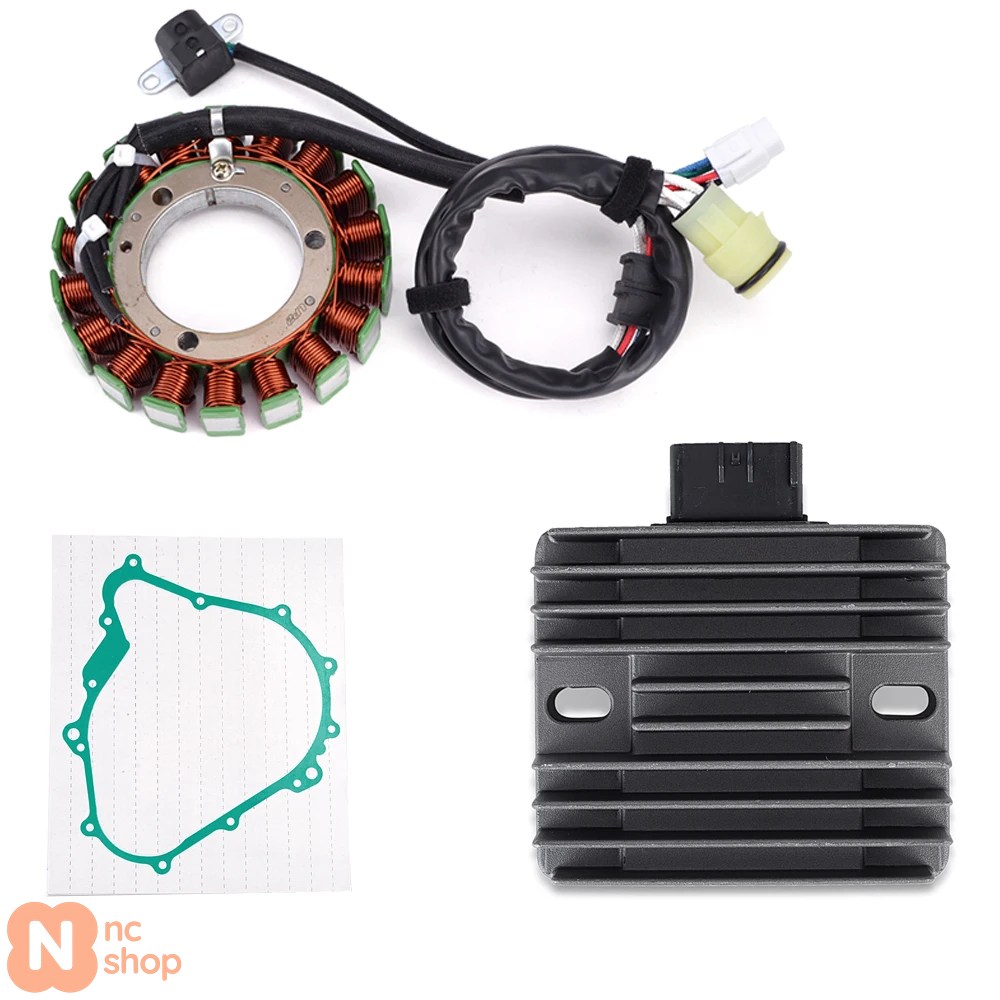 【並行輸入品】 YXR450 スターターコイル+電圧レギュレーター整流器 ヤマハ YXR450 YXR45 F FSE RHINO 450 スペシャルエディション 2006-2009 ガスケット_2