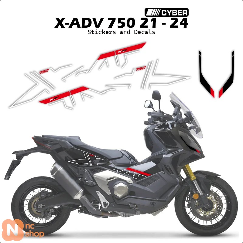 並行輸入品】 750 ステッカーパック ホンダ X-ADV 2021-2024 バイク