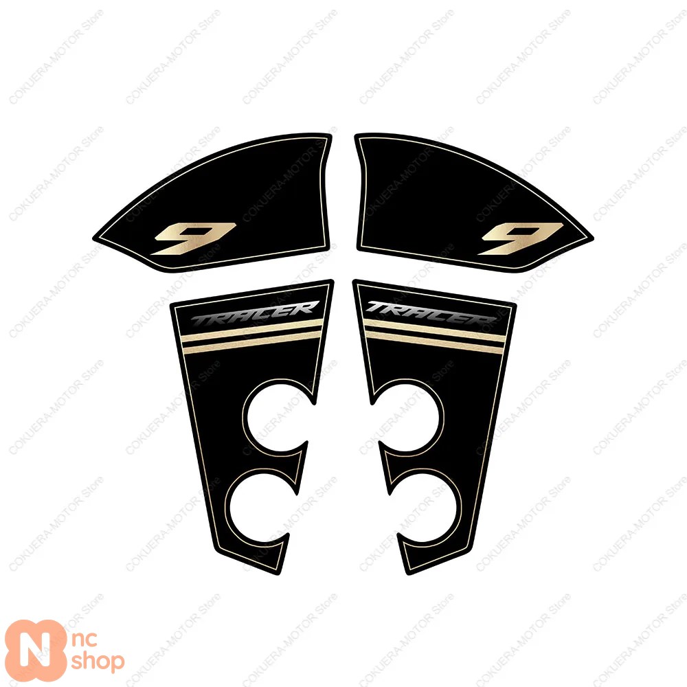 【並行輸入品】 バイク アクセサリー タンクパッド 3Dゲルエポキシレジンステッカーキット ヤマハ トレーサー9 トレーサー9GT 2021-23_5