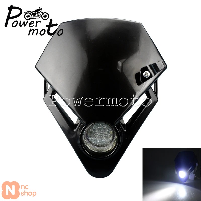 【並行輸入品】モトクロス LEDヘッドライト 汎用 ホンダ ヤマハ デュアルスポーツ ダート ストリートバイク エンドゥーロ スーパーモト ヘッドランプ_5