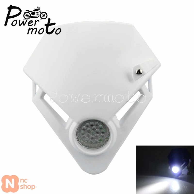 【並行輸入品】モトクロス LEDヘッドライト 汎用 ホンダ ヤマハ デュアルスポーツ ダート ストリートバイク エンドゥーロ スーパーモト ヘッドランプ_6