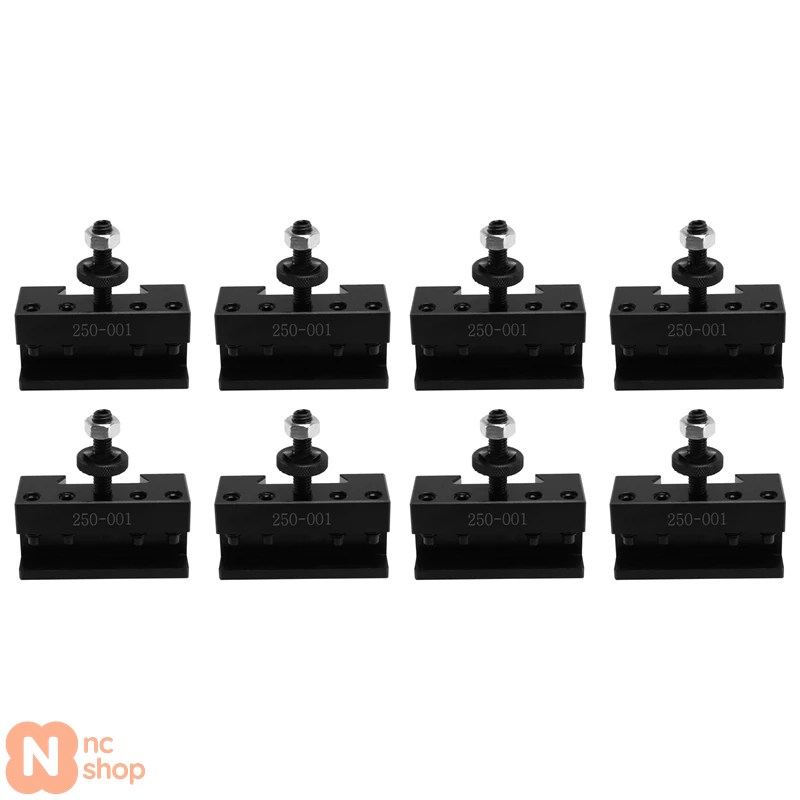 【並行輸入品】8点セット 250-001 0XA クイックチェンジツール 旋削工具ホルダー 材製ホルダー