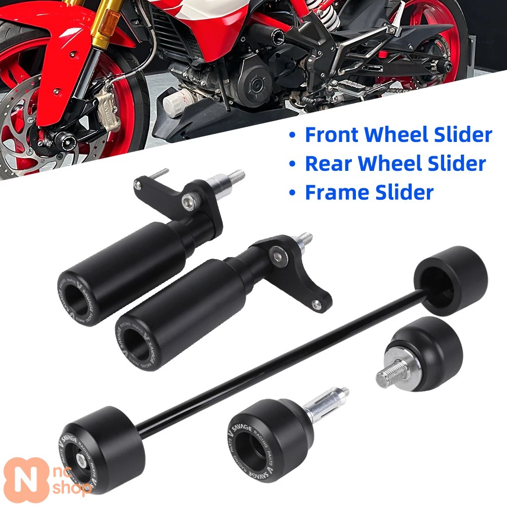 【並行輸入品】BMW G310R バイク アクスル ホイール スライダー 2017-2025 フレーム クラッシュ スライダー スイングアーム スプール スタンド ハブ POM_5