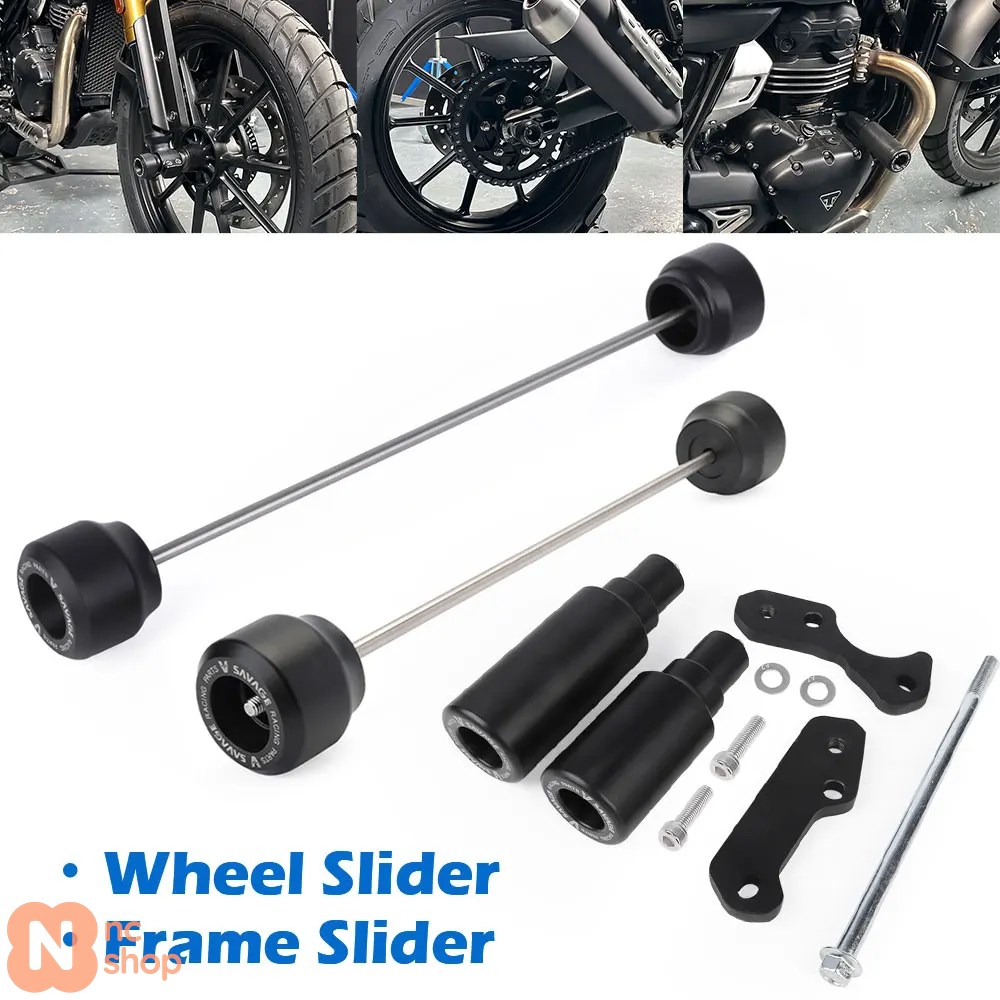 【並行輸入品】スクランブラー400Xスピード400 2024-2025 バイククラッシュスライダーの画像