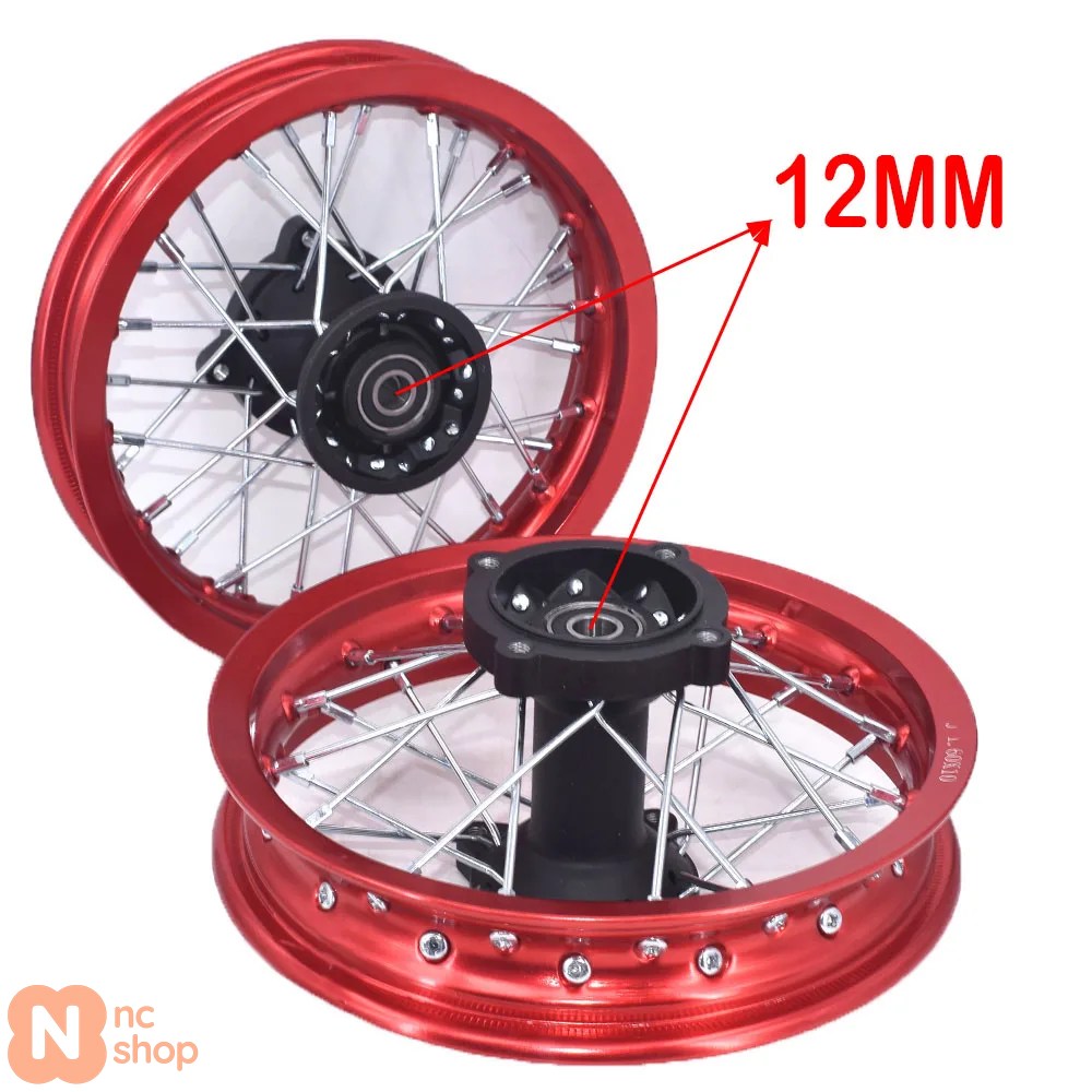 並行輸入品】1.60-10インチ フロント 1.60-10インチ リア リム 合金