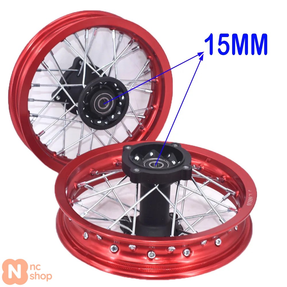 並行輸入品】1.60-10インチ フロント 1.60-10インチ リア リム 合金