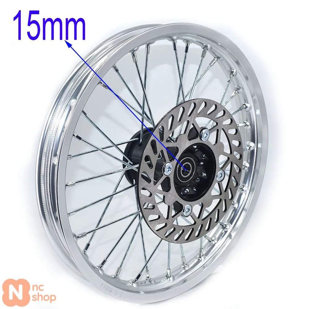 並行輸入品】1.40-14 インチフロント合金ホイールリム 190MM ブレーキ