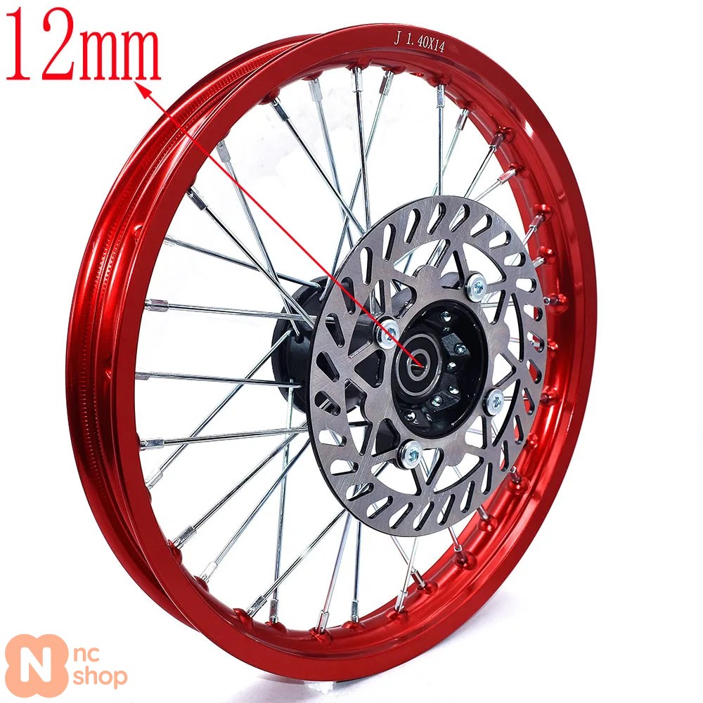 並行輸入品】1.40-14 インチフロント合金ホイールリム 190MM ブレーキ