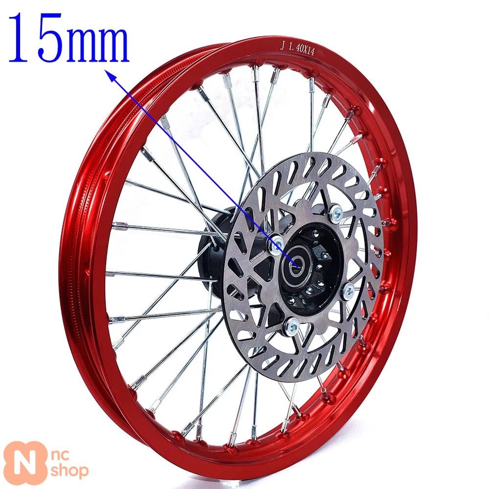 並行輸入品】1.40-14 インチフロント合金ホイールリム 190MM ブレーキ