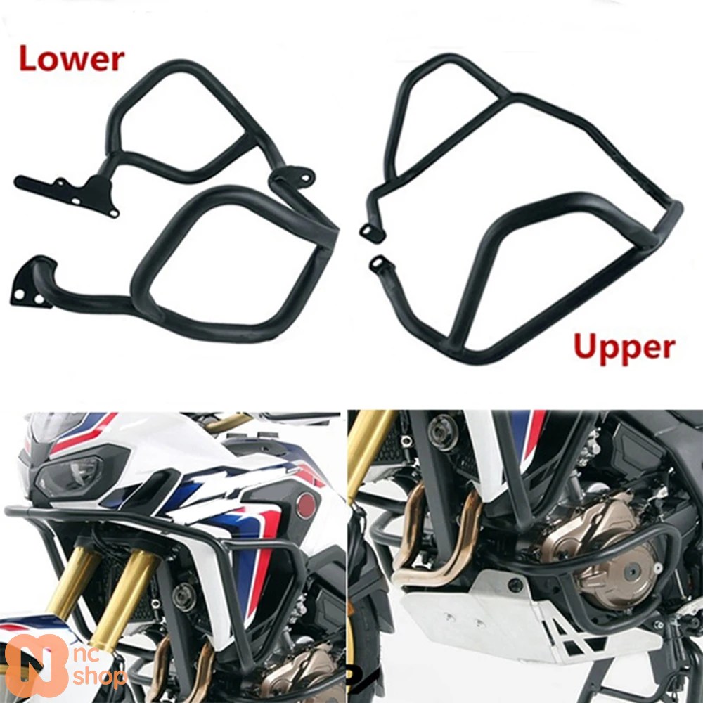 【並行輸入品】ホンダ CRF 1000 L CRF1000L 2016-2019 バイク 二輪用 上下エンジンガード クラッシュバー フレームバンパー スタントケージプロテクター_2