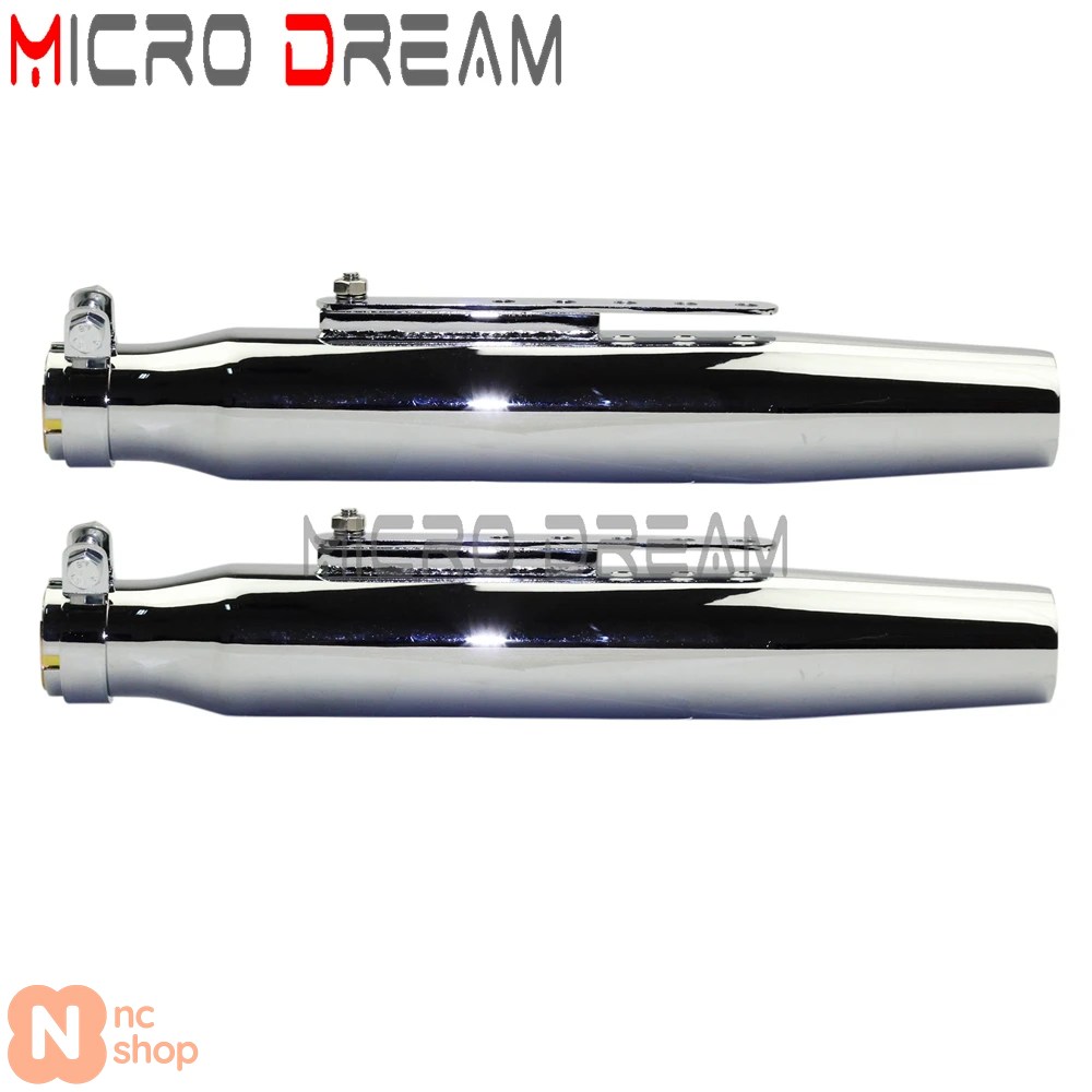【並行輸入品】バイク 35-45MM アイアン製エキゾーストマフラー ブラック ハーレースポーツスター XL 1200 XL 883 カフェレーサー XS650_3