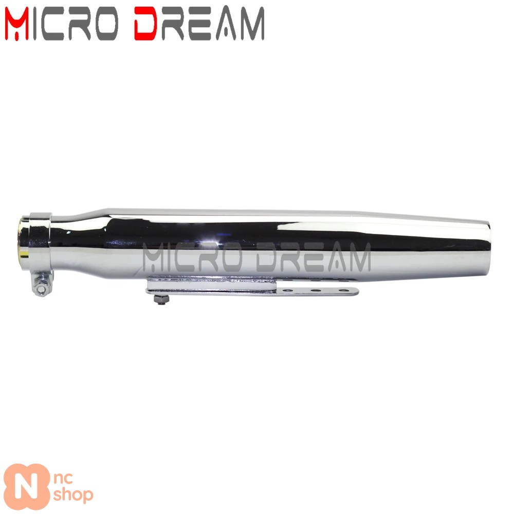 【並行輸入品】バイク 35-45MM アイアン製エキゾーストマフラー ブラック ハーレースポーツスター XL 1200 XL 883 カフェレーサー XS650_4