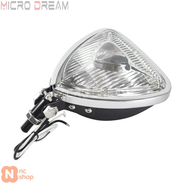 並行輸入品】バイク用 12V 55W ビンテージヘッドライト レトロ 