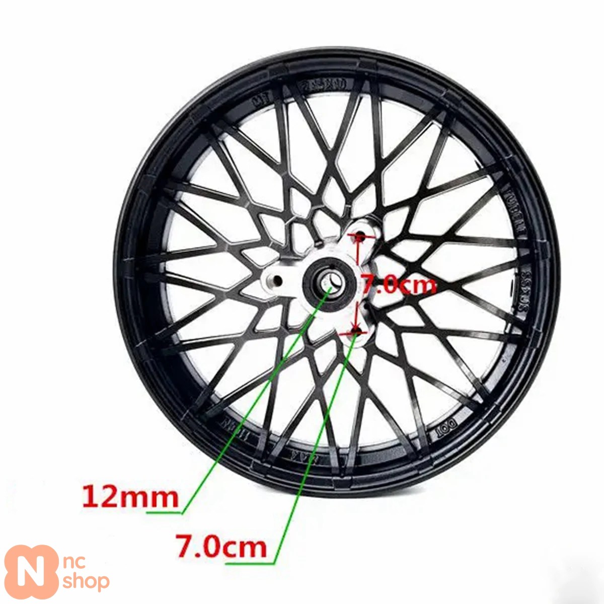 並行輸入品】汎用10*2.15 12*2.75 バイク用菊型カスタムフロント