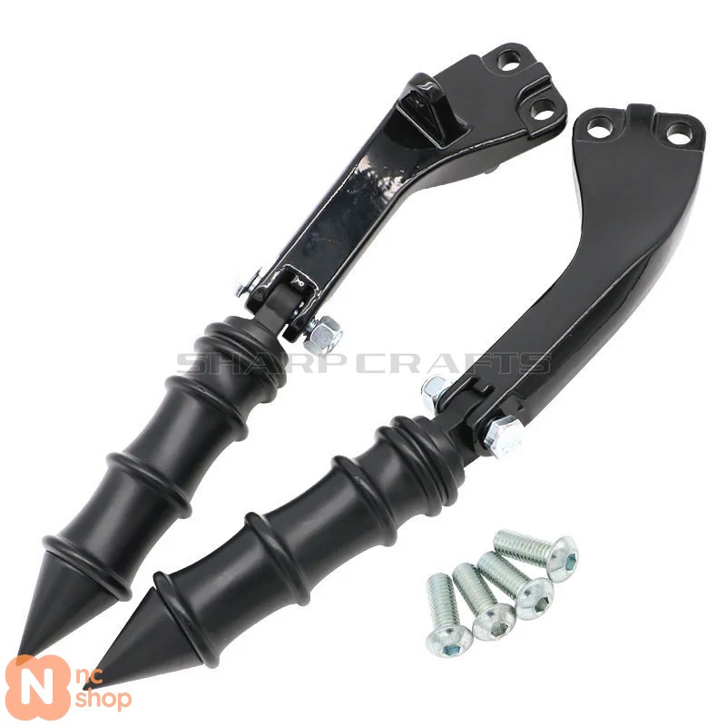 ブランド登録なし - 【並行輸入品】ハーレー ダナ グライド EFI FXDF FXDL FXDB FXDC FXD FLD FXDWG 用 御手伝い席フットペグ フットペグ据え置き鉤括弧 マウント入れもの