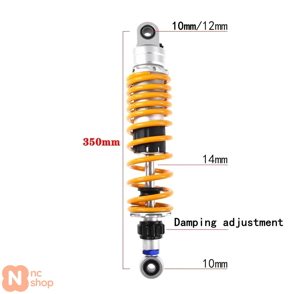 並行輸入品】1個 汎用 320MM/340MM/360MM バイクリアダンピング調整