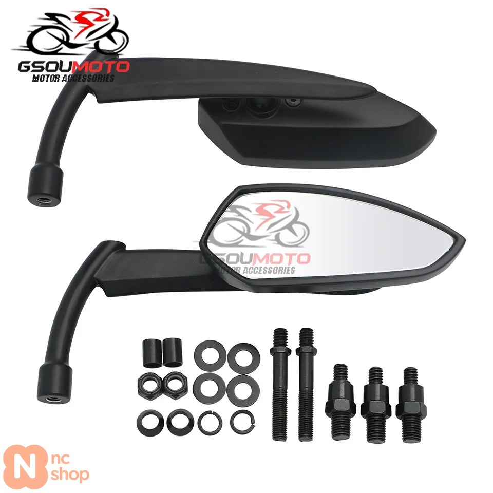 【並行輸入品】バイク用リアビューサイドミラー ハーレーツーリング ソフテイル ファットボーイ ロードキング ダイナ ストリートボブ エレクトラグライド ス_1