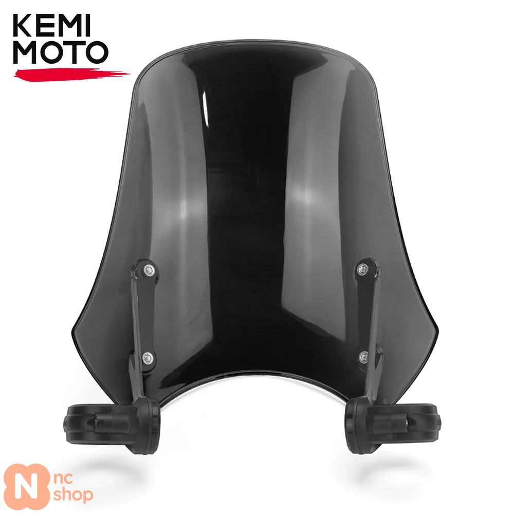【並行輸入品】バイク用ウインドシールド ウィンドスクリーン ウィンドディフレクター 汎用 ダイナ ソフテイル FXDWG FXDB 00-09 FXSTC 07-10 50MM_1