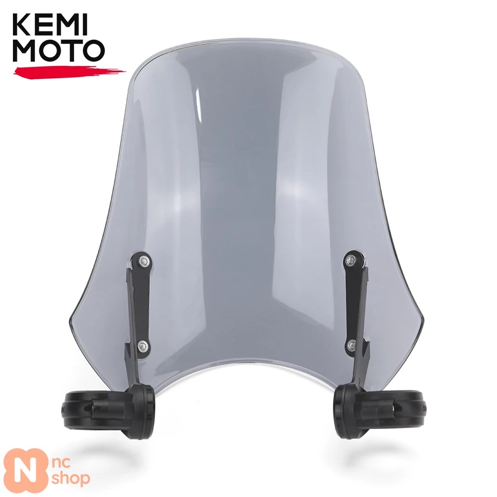 【並行輸入品】バイク用ウインドシールド ウィンドスクリーン ウィンドディフレクター 汎用 ダイナ ソフテイル FXDWG FXDB 00-09 FXSTC 07-10 50MM_2