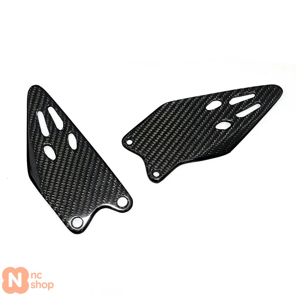 【並行輸入品】カワサキ ZX-6R ZX6R 636 2009-2024 2025 カーボン製リアフットヒールガード バイクアクセサリー フットレストウィングプロテクターの画像