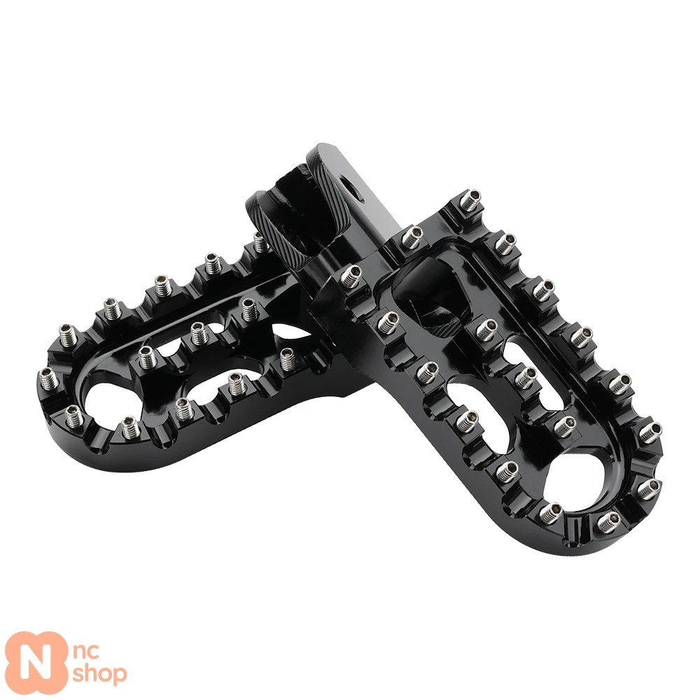 【並行輸入品】BMWシリーズ R1300GS R1250GS R1200GS F900GS F850GS F750用 バイク 二輪フットペグ シルバーブラック ワイドフットレスト GS ADV_1