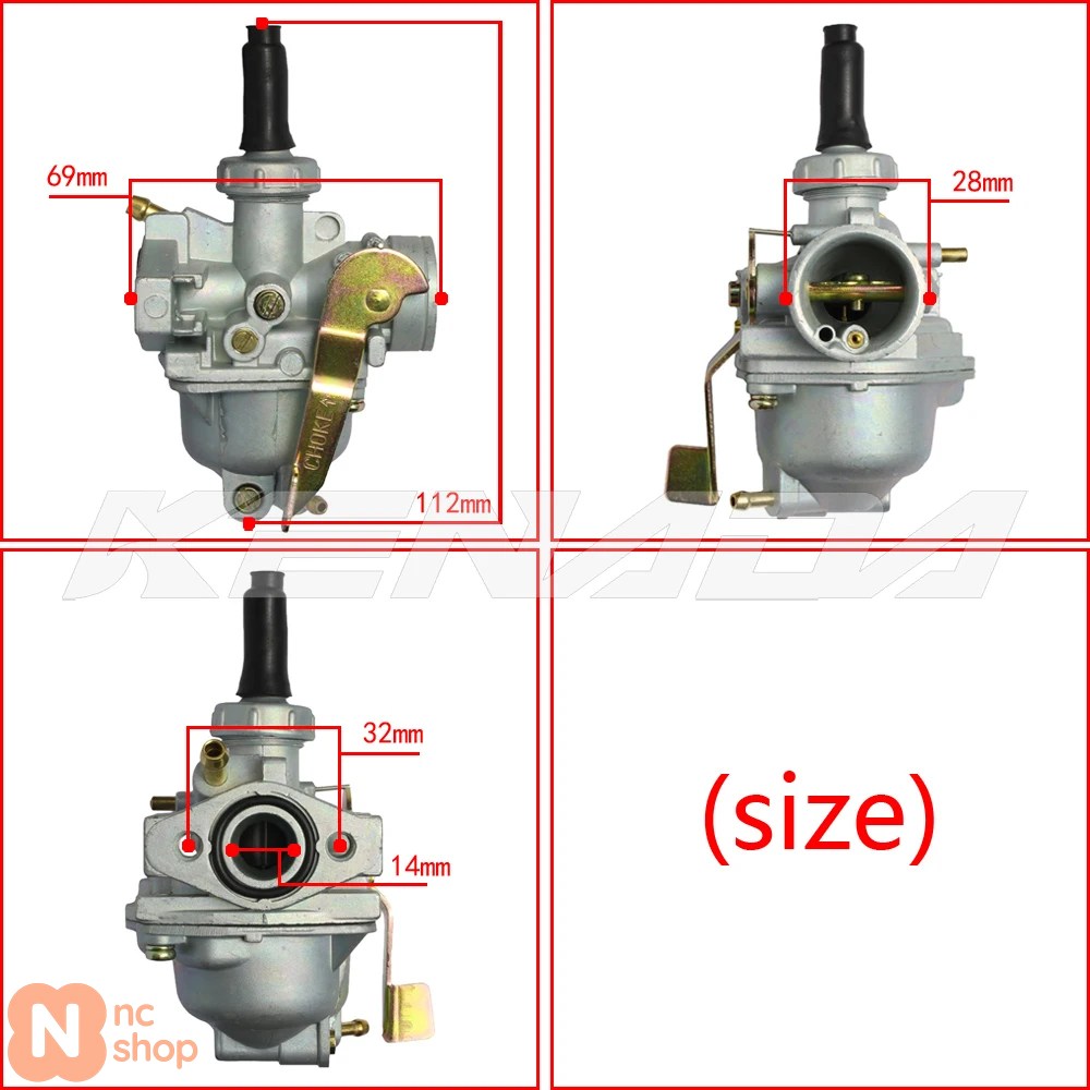 並行輸入品】キャブレター 14MM PZ14Q ホンダ モンキー GORILLA Z50