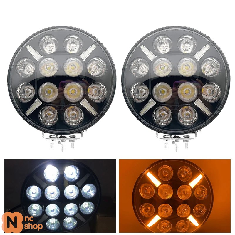 ブランド登録なし - 【並行輸入品】9in 120W LED ワークライトバー 斑点模様 フラッド ジャズバンド オフロード LED ともし火赤ちょうちん 4WD 4X4 貨物自動車 トレーラ SUV 小舟 12V 24V