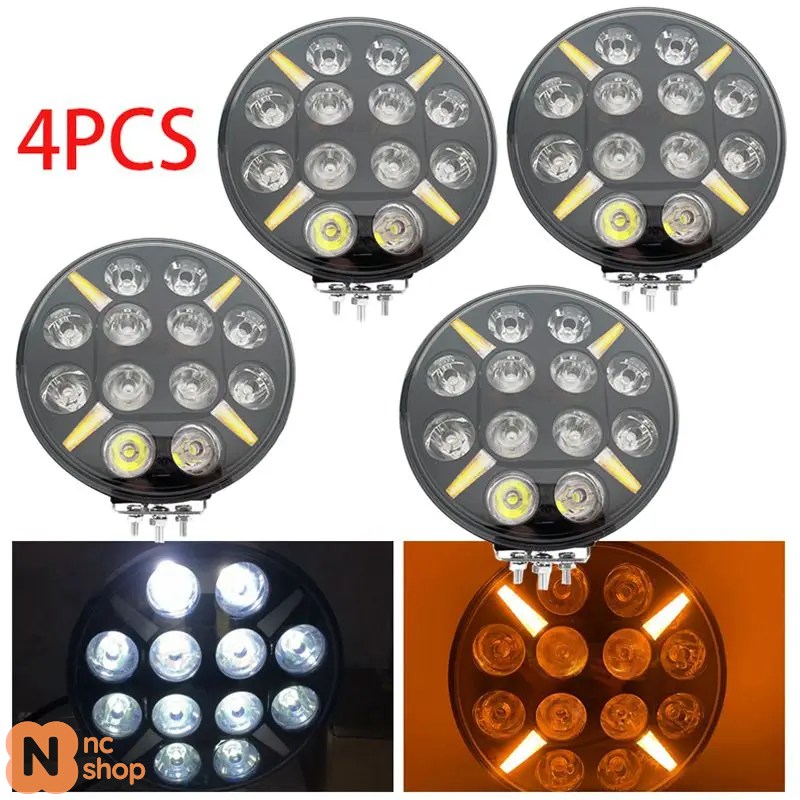 ブランド登録なし - 【並行輸入品】9in 120W LED ワークライトバー 斑点模様 フラッド ジャズバンド オフロード LED ともし火赤ちょうちん 4WD 4X4 貨物自動車 トレーラ SUV 小舟 12V 24V