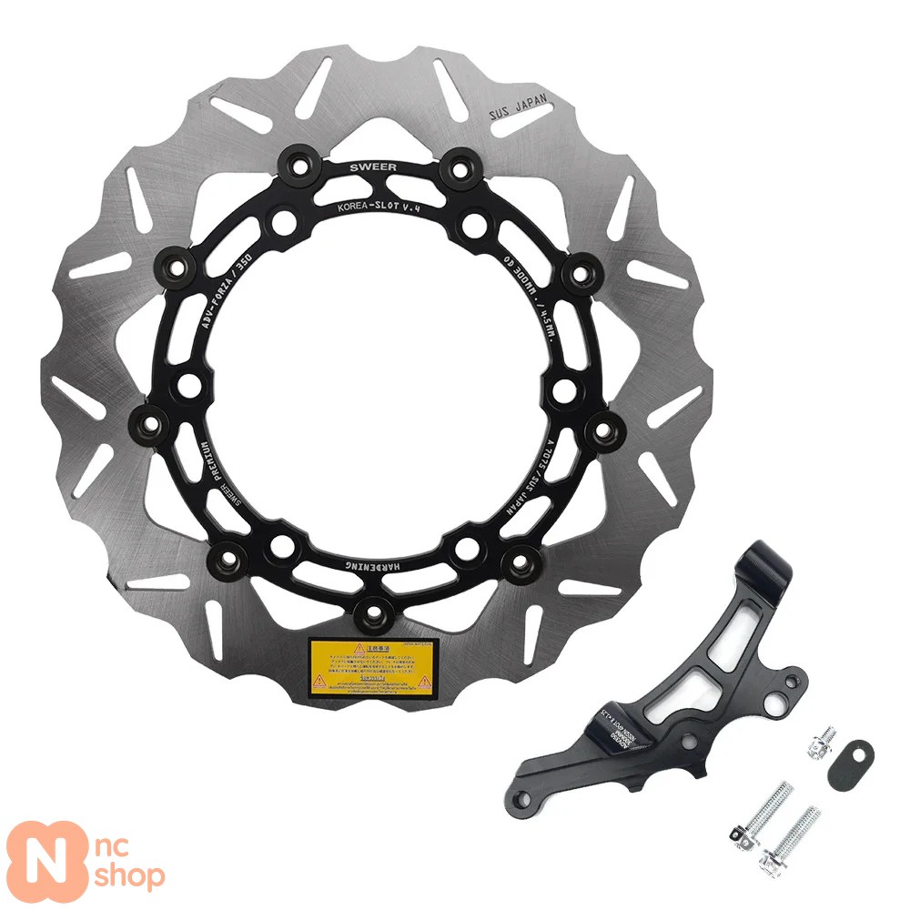 ブランド登録なし - 【並行輸入品】ホンダADV350 2017-2025 自動二輪車 うち切りレコード盤 300MM フローティングレコード盤 回転子 ブレーキキャリパー コネクターキット