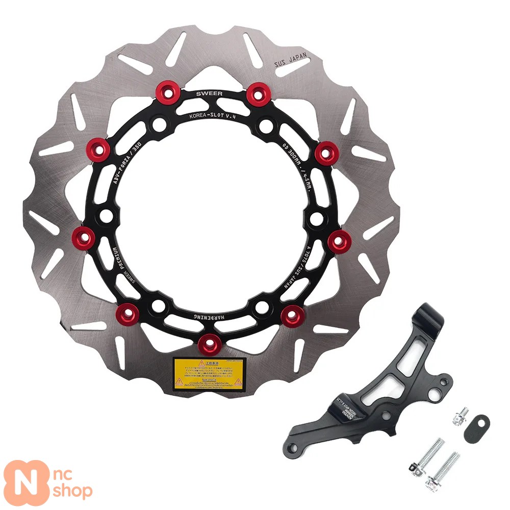 ブランド登録なし - 【並行輸入品】ホンダADV350 2017-2025 自動二輪車 うち切りレコード盤 300MM フローティングレコード盤 回転子 ブレーキキャリパー コネクターキット