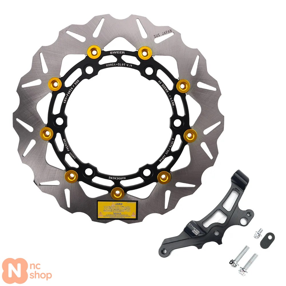 ブランド登録なし - 【並行輸入品】ホンダADV350 2017-2025 自動二輪車 うち切りレコード盤 300MM フローティングレコード盤 回転子 ブレーキキャリパー コネクターキット