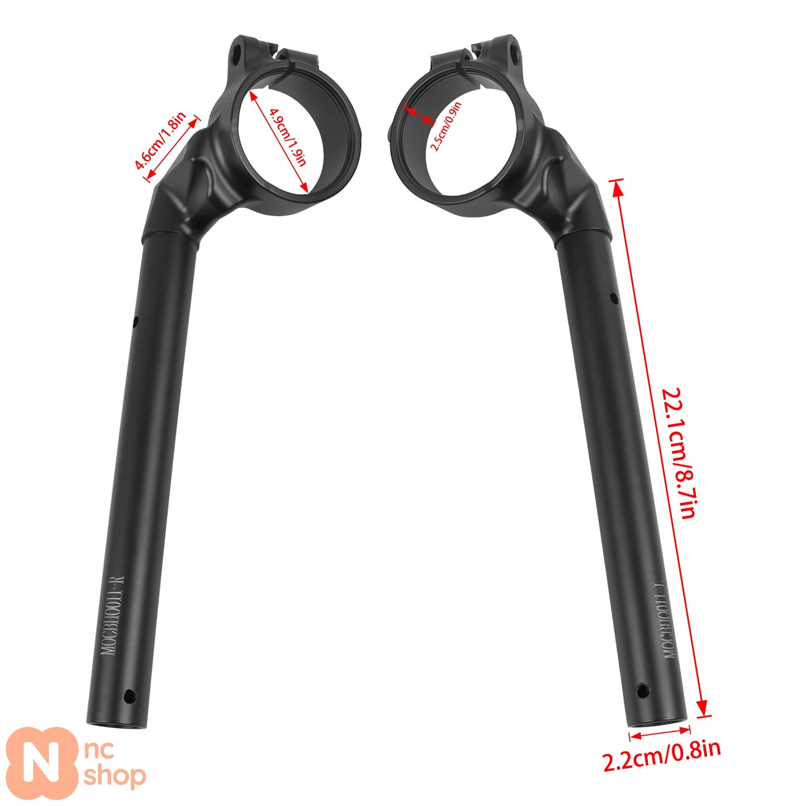 ブランド登録なし - 【並行輸入品】49MM 自動二輪車 手持ち部分赤ちょうちん ホンダ CBR1000RR CBR 1000 RR CBR1000 RR 2008-2022 2023 2024 手持ち部分赤ちょうちん 手持ち部分赤ちょうちん クリップオン