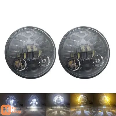 ブランド登録なし - 【並行輸入品】2個ウィンカー 5.75in LED前照灯月暈 トライアンフロケットIII 3＆迅速さトリプル＆表どおりトリプル＆サンダー5 3/4in
