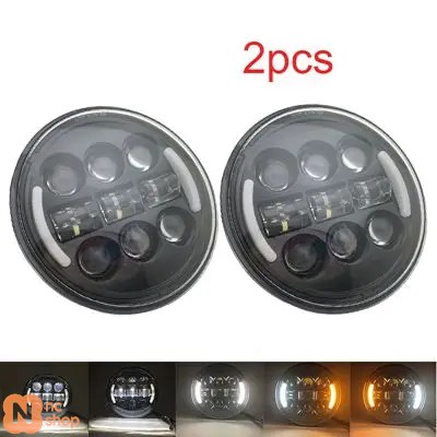 ブランド登録なし - 【並行輸入品】2個ウィンカー 5.75in LED前照灯月暈 トライアンフロケットIII 3＆迅速さトリプル＆表どおりトリプル＆サンダー5 3/4in