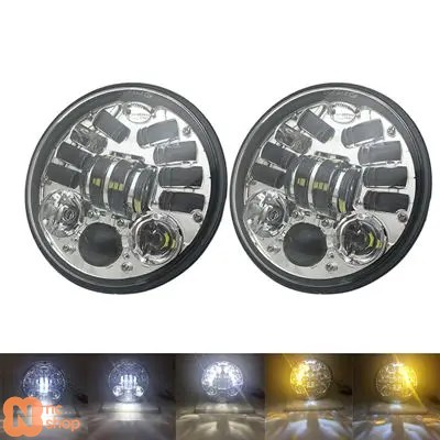 ブランド登録なし - 【並行輸入品】2個ウィンカー 5.75in LED前照灯月暈 トライアンフロケットIII 3＆迅速さトリプル＆表どおりトリプル＆サンダー5 3/4in