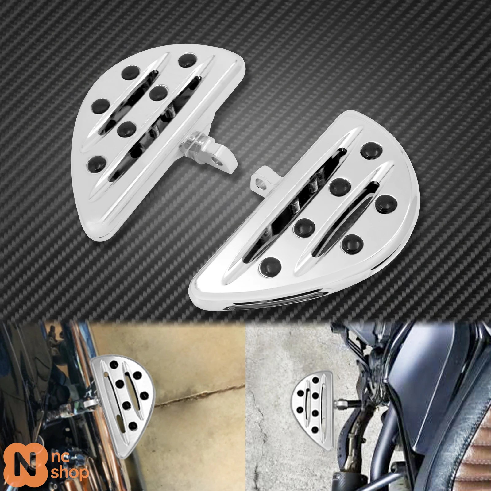ブランド登録なし - 【並行輸入品】自動二輪車 フロントドライバーフロアボードフットレスト リアパッセンジャーフットペグペダル