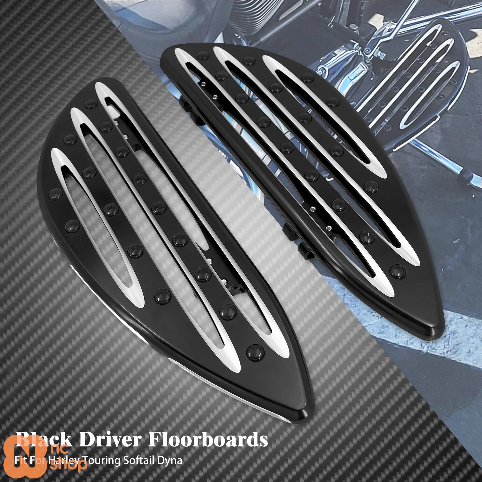 ブランド登録なし - 【並行輸入品】自動二輪車 フロントドライバーフロアボードフットレスト リアパッセンジャーフットペグペダル