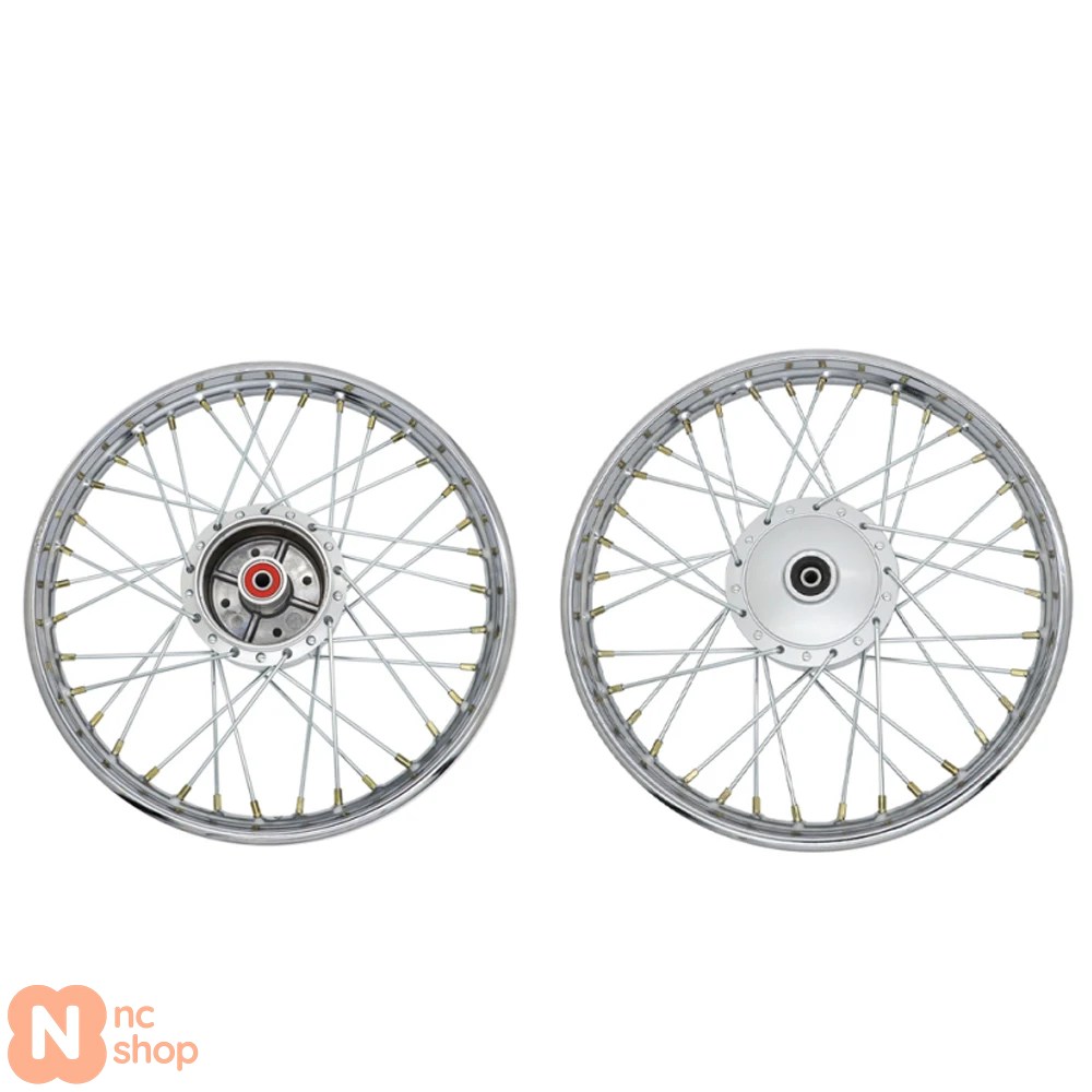 並行輸入品】フロントリアホイールリム + ハブ スポーク ホンダ