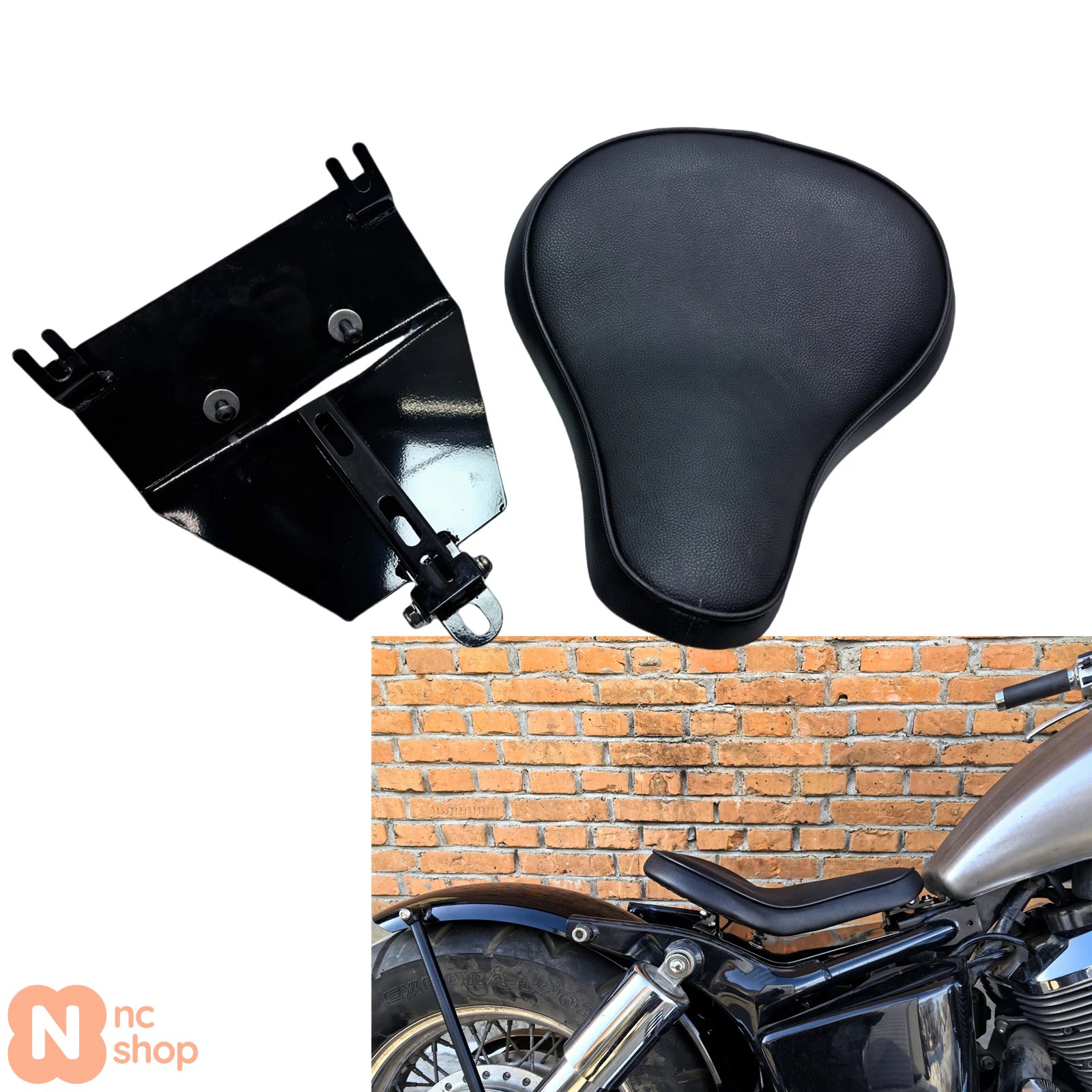 シャドウ750用　mustang社製　シートセット Sport Touring One-Piece, 2-Up for Honda VT750DC Spirit 2001-2008