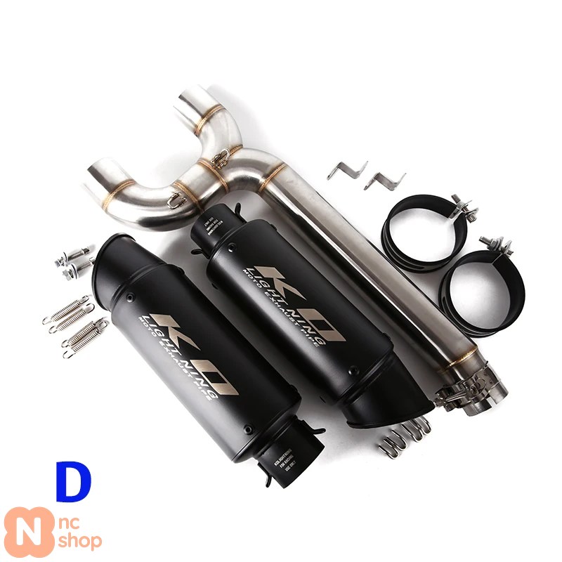 【並行輸入品】ヤマハ FZ6 FZ6N FZ6S 排気システム ミドルリンクパイプ エスケープコネクティングチューブ スリップオン 51MM マフラーチップ_4