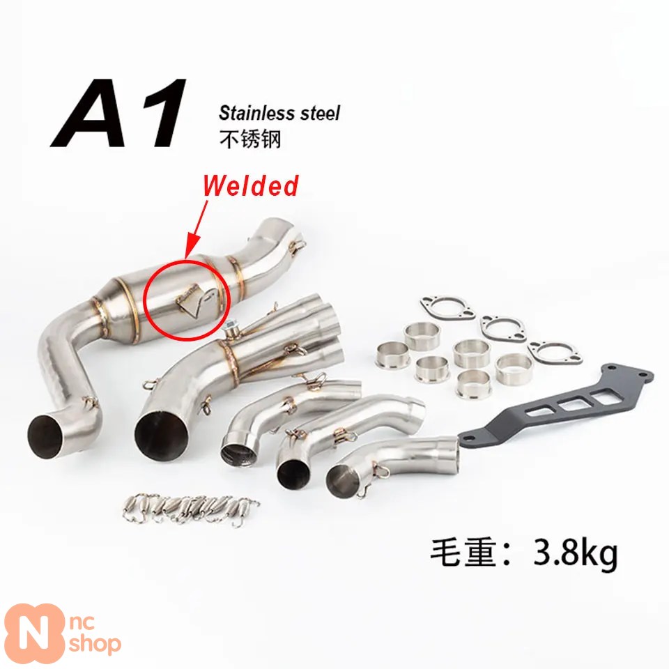 【並行輸入品】ヤマハMT-09 FZ-09 ヘッダー 2021-2023年式 スステンレス 製バイク排気システム スリップオンリンクパイプ MT09排気 FZ09マフラー_1