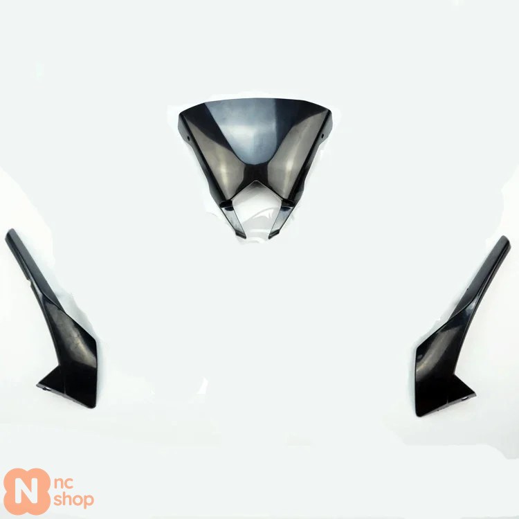 【並行輸入品】FZ8 800 アッパーノーズトップカウル フロントヘッドライトサイドフェアリング ウィンドシールド スピードメーターブラケット ウィンカー 201_3
