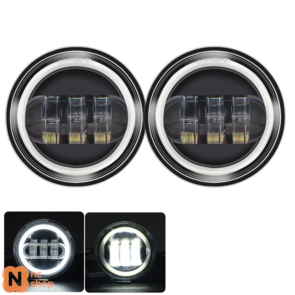 【並行輸入品】4.5 インチバイク LED フォグランプ 4 1/2 補助パスランプ バイク ハーレー 30W 防水フォグランプ_2