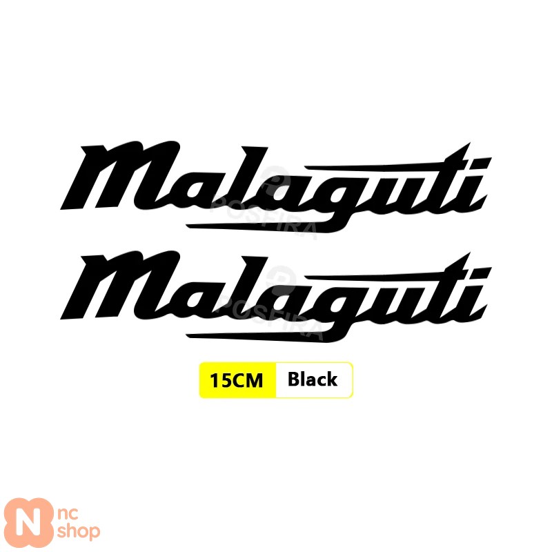 並行輸入品】バイク ステッカー ビニールデカール マラグティ