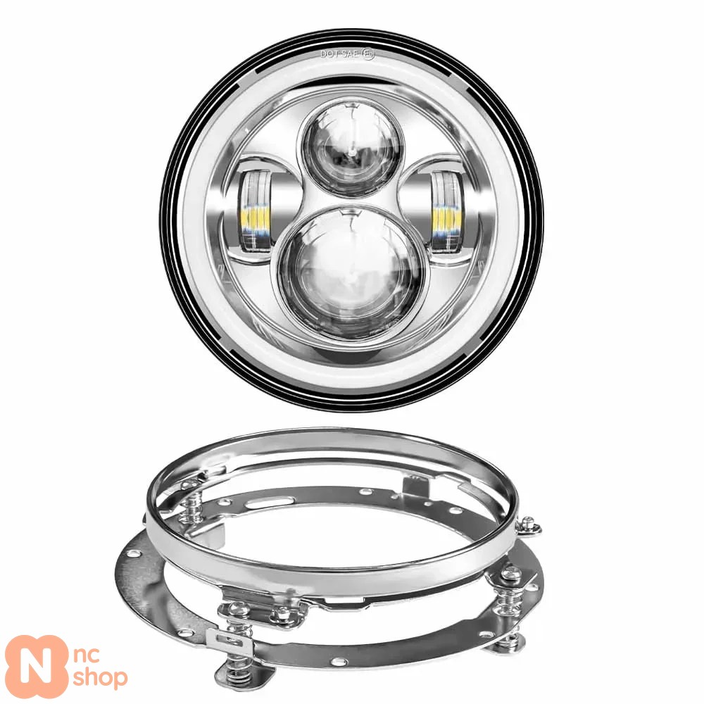 並行輸入品】7インチLEDヘッドライト+4.5インチフォグランプ 7インチ