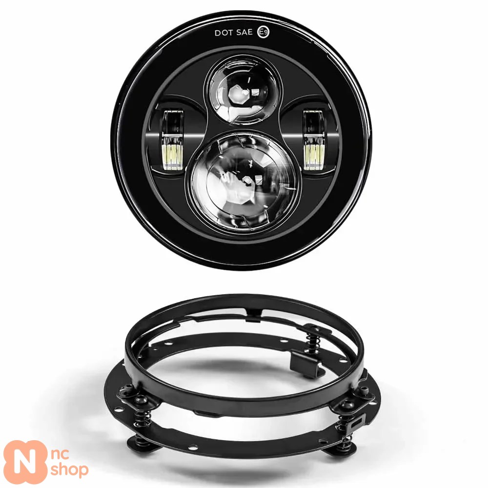 並行輸入品】7インチLEDヘッドライト+4.5インチフォグランプ 7インチ