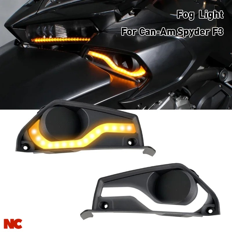 ブランド登録なし - 【並行輸入品】SPYDER F3ひな型用フォグランプフレームキット（LED月暈輪っか付き添い人）