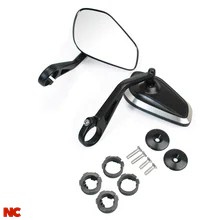 並行輸入品】バイクハンドルバーリアビューハンドルバーエンドミラー