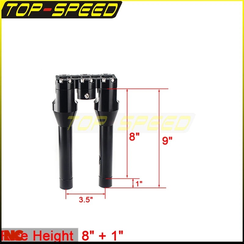 ブランド登録なし - 並行輸入品 クローム 12in 12in 蹴り付けるうしろ側/引っ切りない チャレンジャー 手持ち部分赤ちょうちん ライザーキット クラブトップク