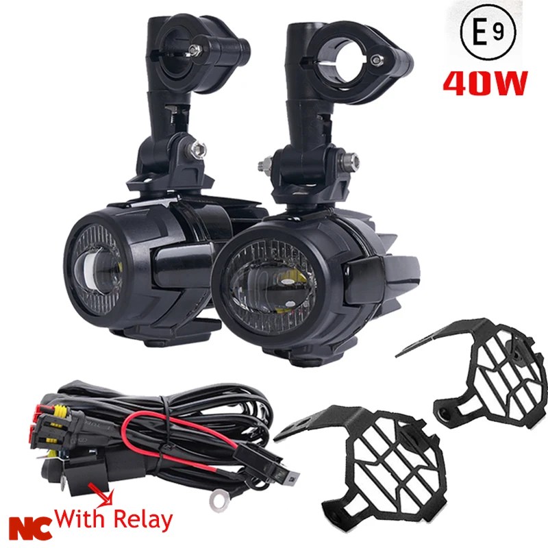 並行輸入品 バイク用フォグランプ 補助灯 明ライト 40W 6000K BMW R1200GS F800GS F700GS F650 K1600用の画像